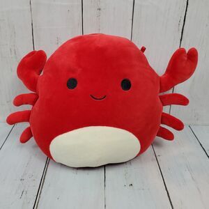 Squishmallow Carlos 7" Red Crab KellyToy Sealife Squad 2020 Clean Giftable